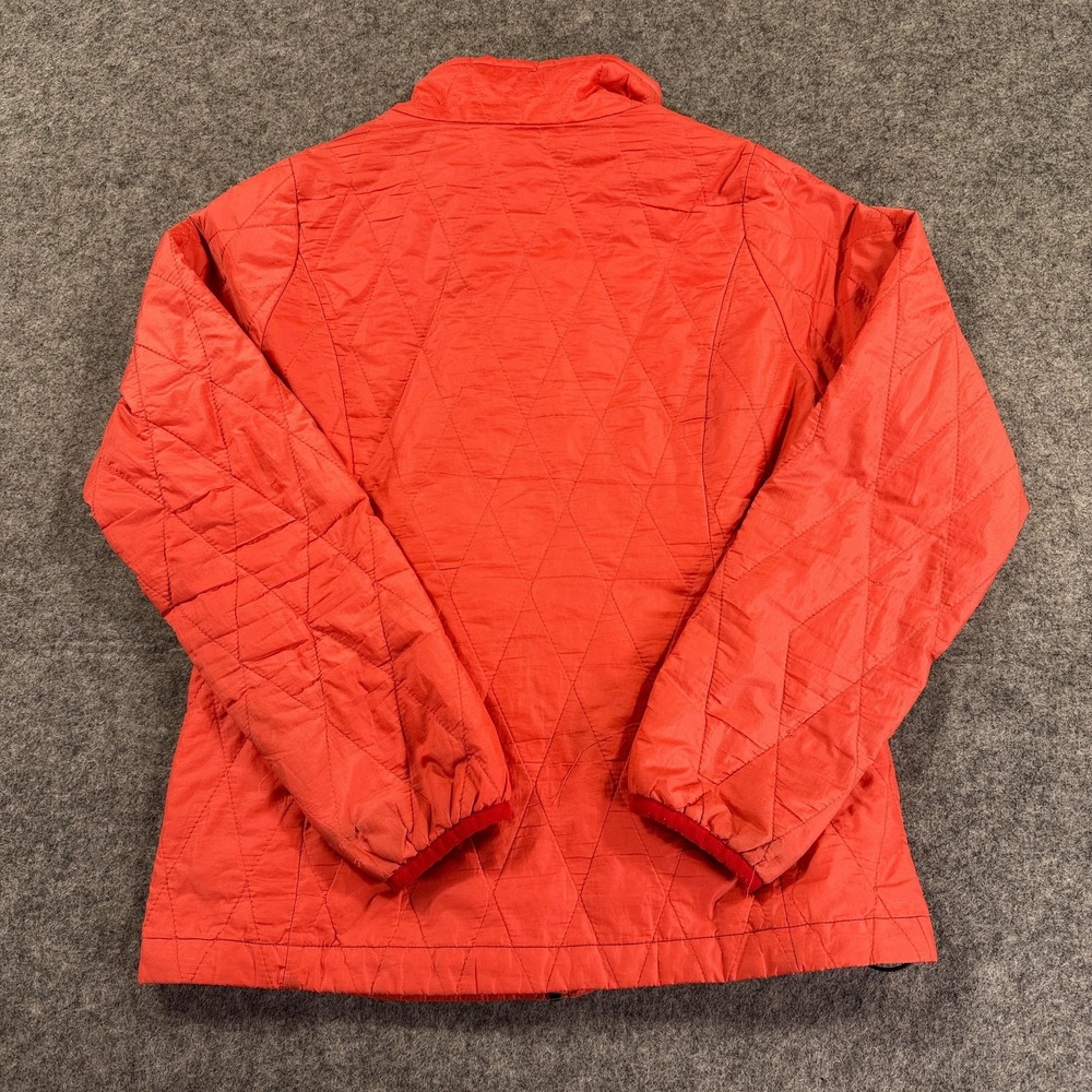 Patagonia Jacket Kids Youth Large 12 Orange Quilted Full Zip Outdoor School - Picture 8 of 10